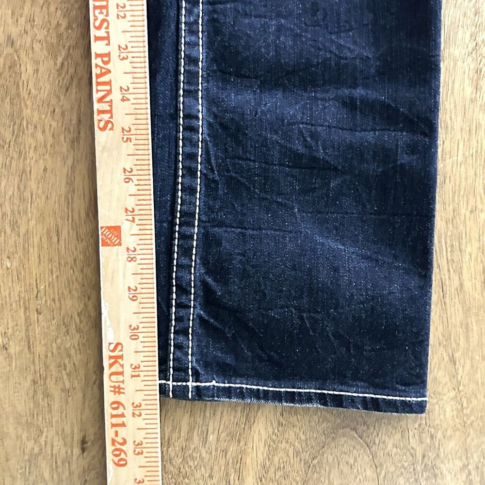 Big Star Liv Slim Boot Jeans Womens 29 Dark Wash Bootcut Stretch Denim - Picture 10 of 11